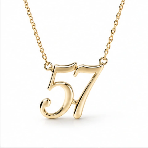 57 Script Pendant — Made to your name